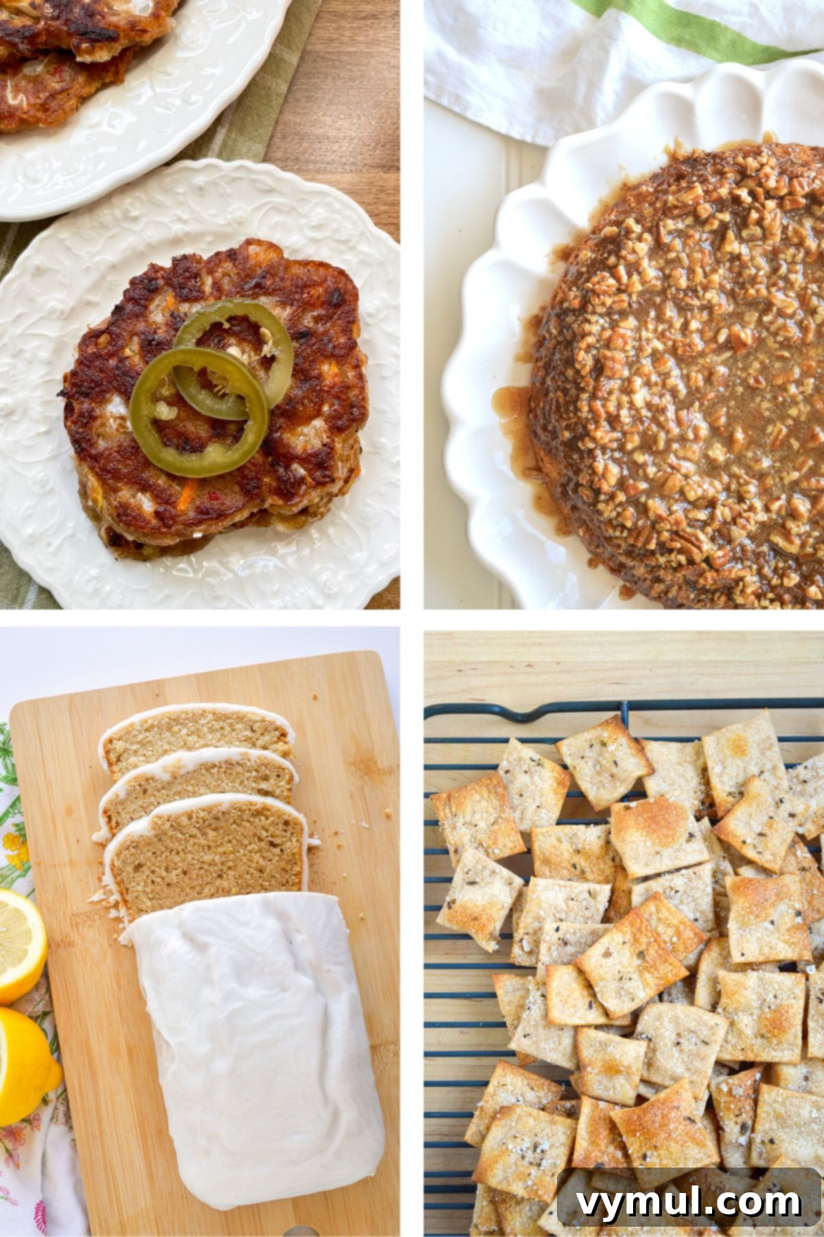 35 Clever Ways to Use Sourdough Discard 2 four of the sourdough recipes pictured, including crackers, fritters, and bread