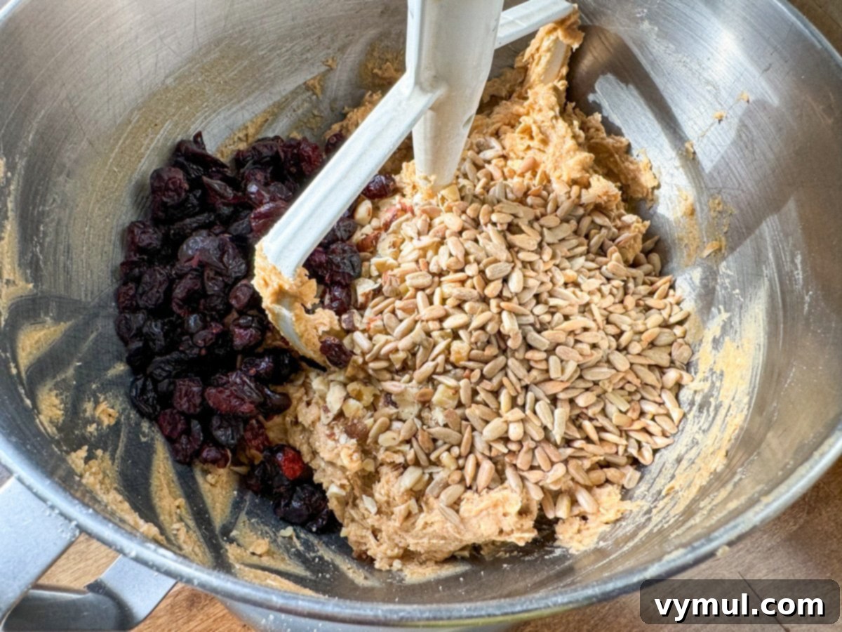 mixing rest of ingredients in mixer