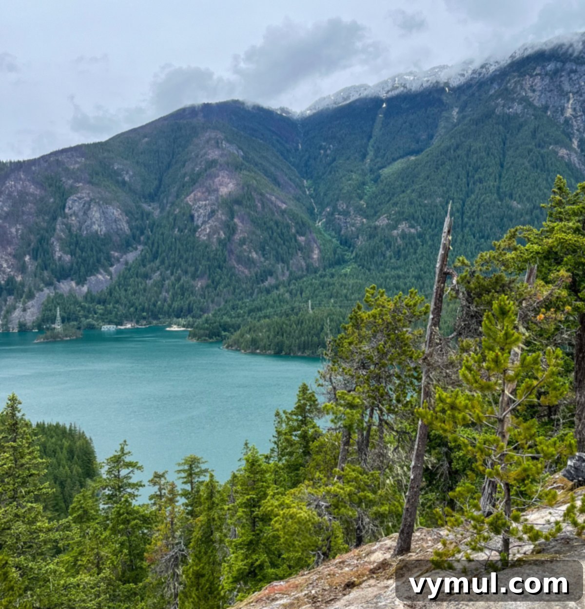 74th Edition: Peaks, Peace, and Pages 7 lake Diablo and snow topped mountains