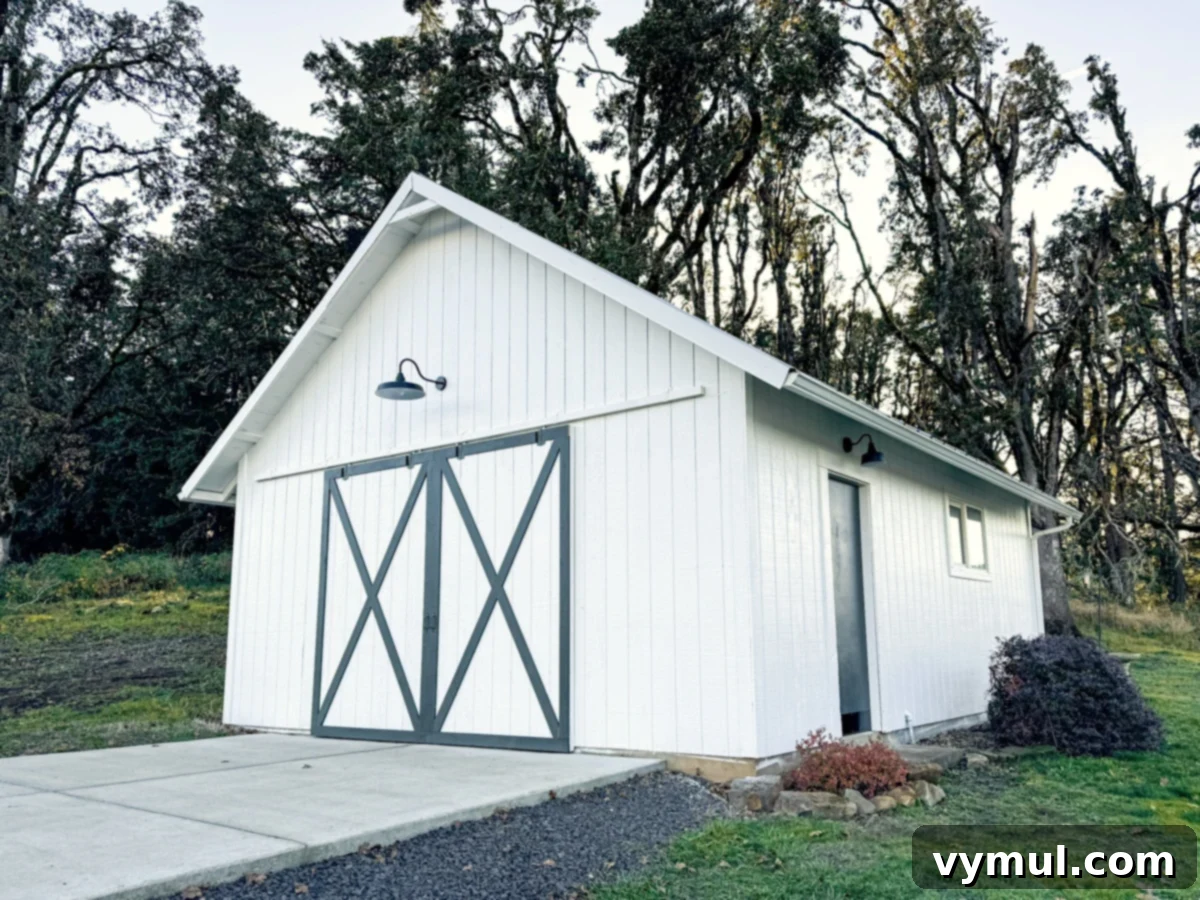 barn exterior makeover complete