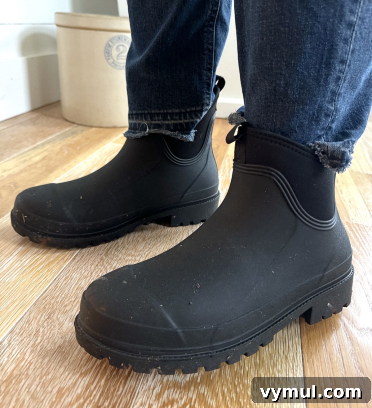 Chelsea style rain boots