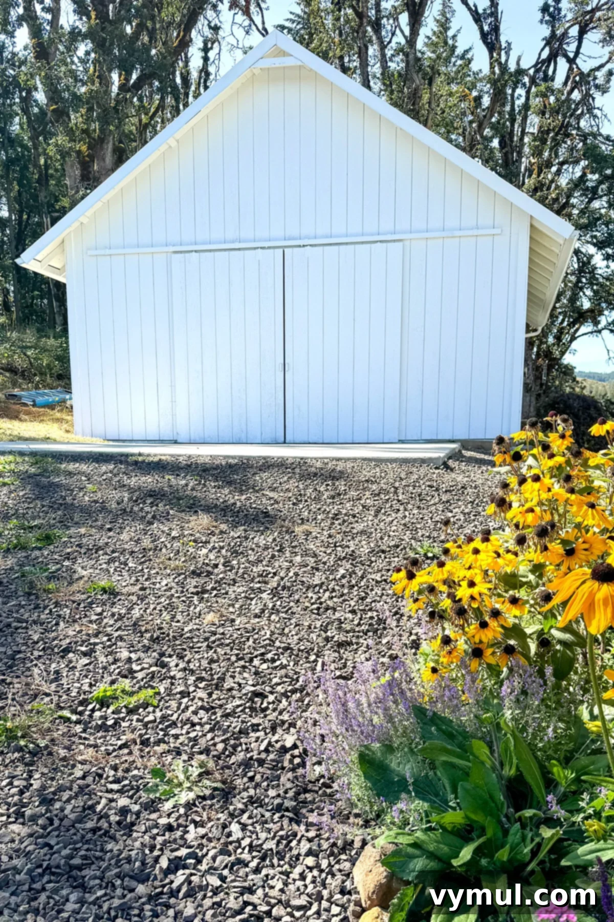 Effortless Barn Exterior Update 14 small barn painted white
