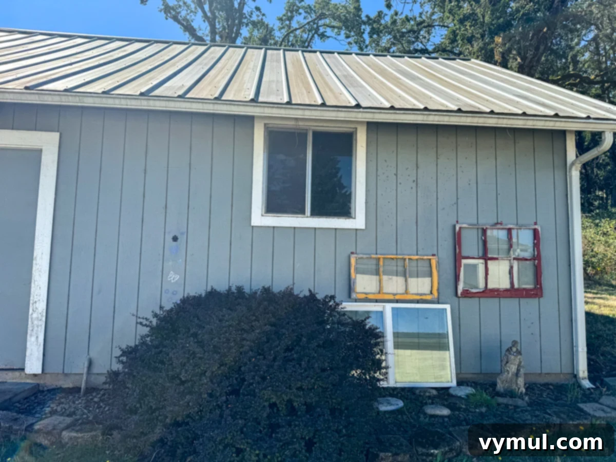 Effortless Barn Exterior Update 6 barn side door and window before