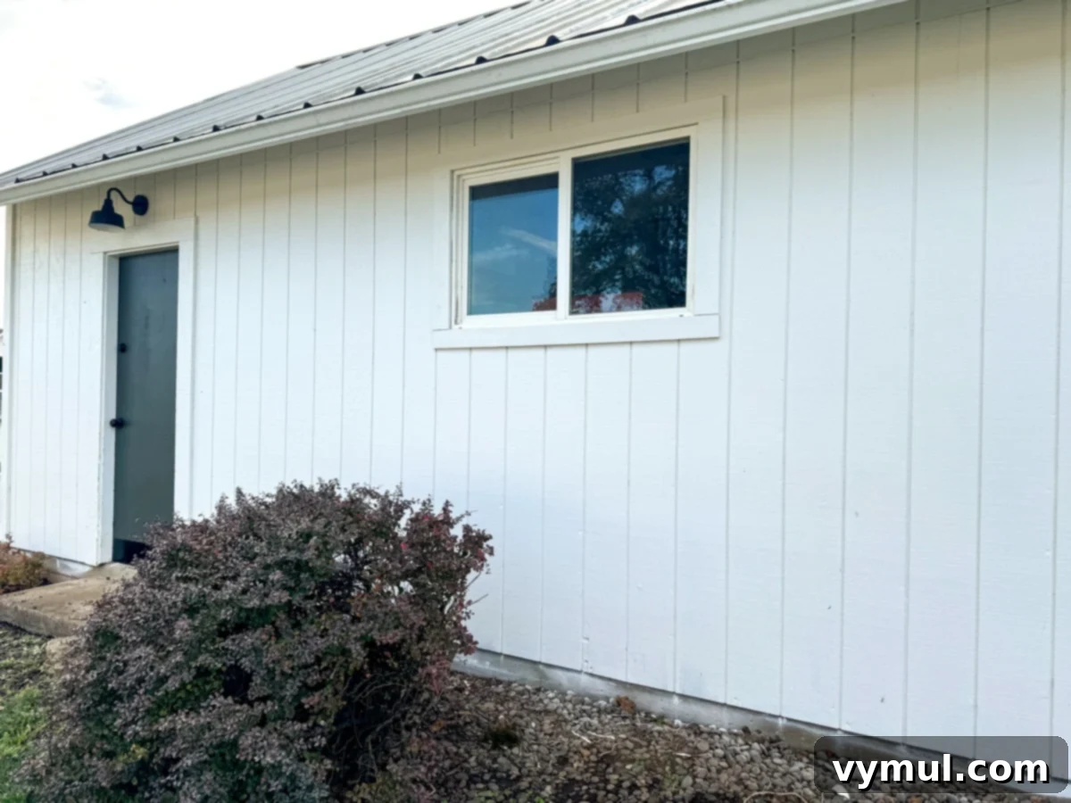 Effortless Barn Exterior Update 7 barn side door and window after