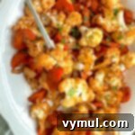 Simple Healthy Chili Roasted Cauliflower and Carrots 8 roasted cauliflower and carrots