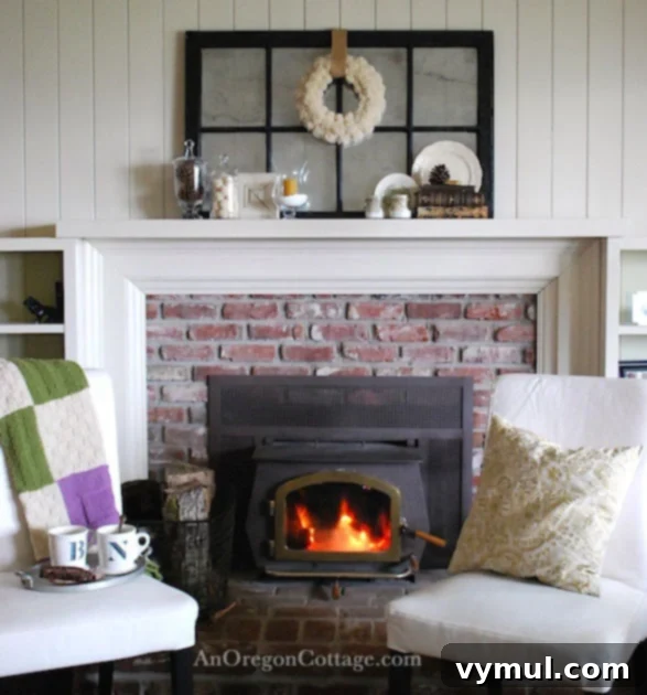 Serene Winter Home Decor 2 Quiet Winter Fireplace