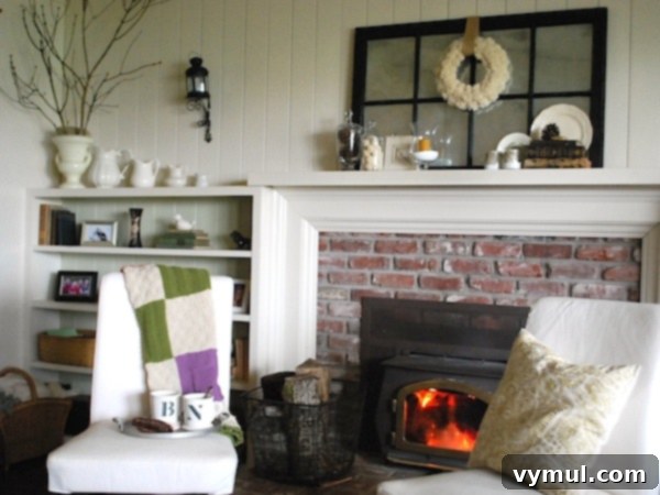Serene Winter Home Decor 5 Quiet Winter Mantel-Shelves