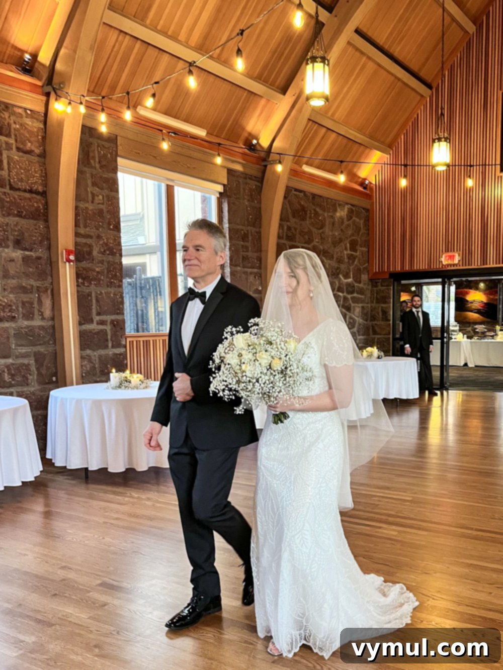 Finding Goodness: From Grand Events to Daily Delights 3 father and bride walking down aisle