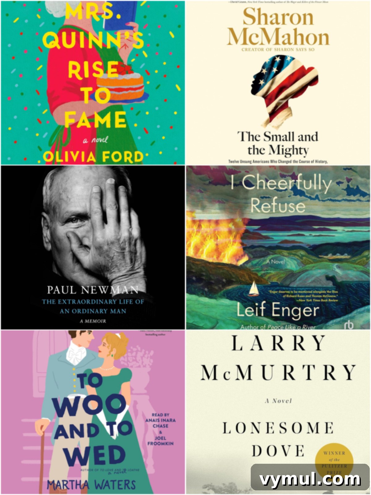 covers of books read in april