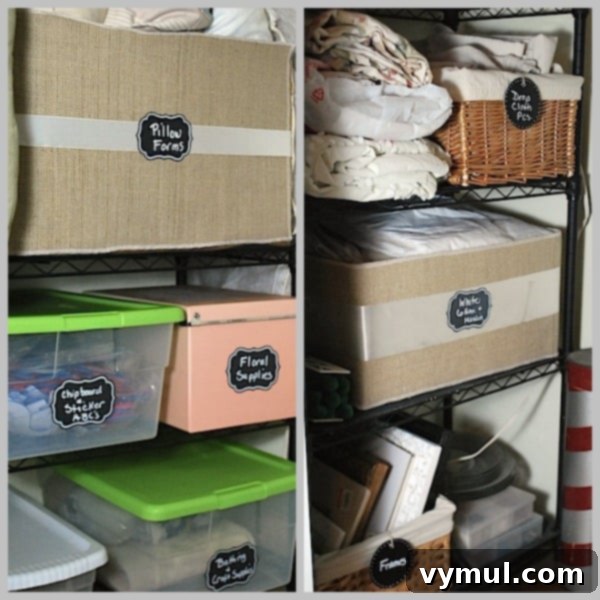 Master Your Fabric Stash 7 Wire Fabric Shelves-after