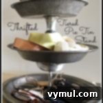 DIY Tiered Vintage Pie Tin Stand :: An Oregon Cottage