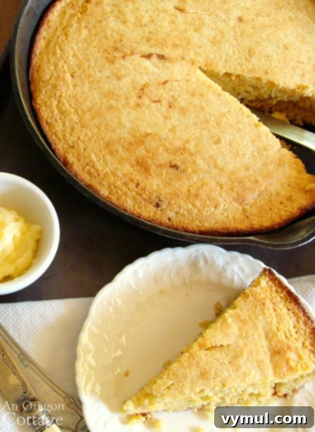 Serving Moist and Rich Cornbread