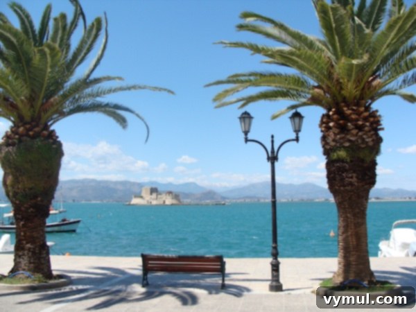 island castle in nafplio
