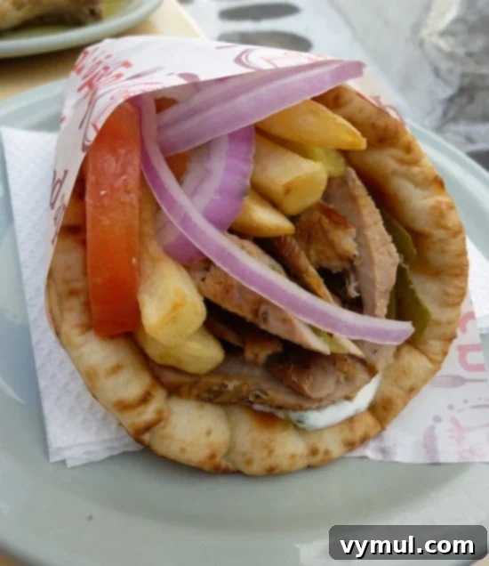 Greek pork gyros