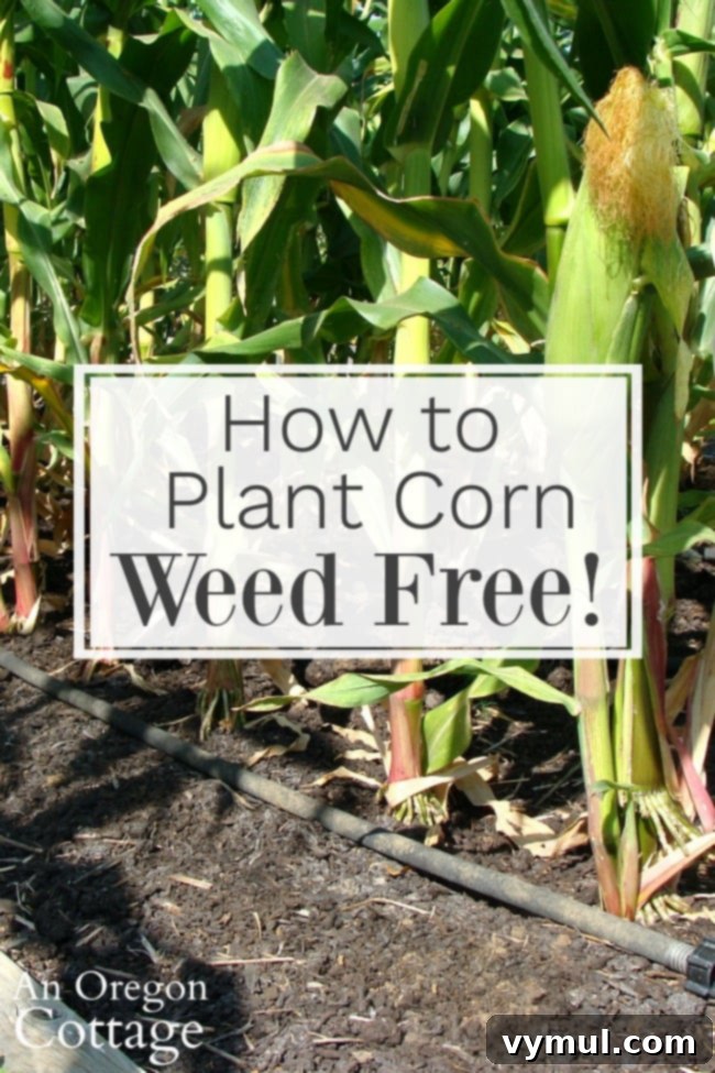 How to Plant Corn Weed Free