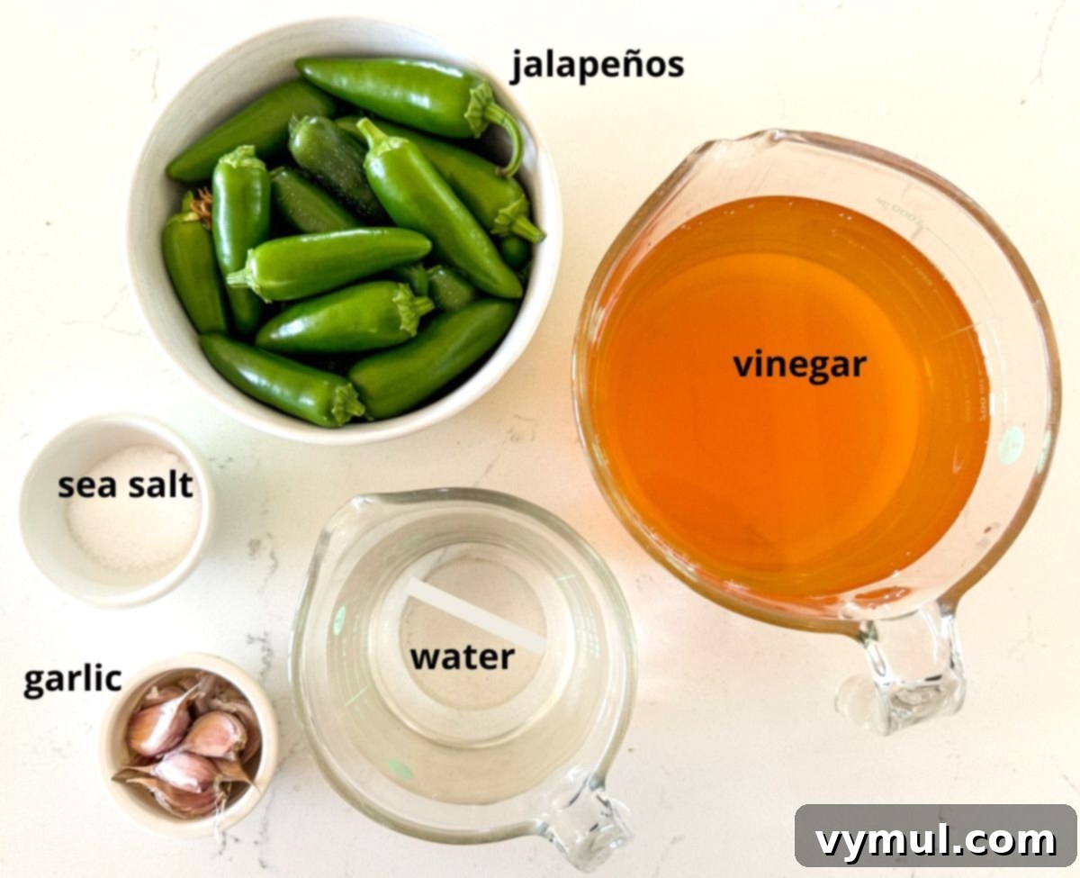 pickled jalapeños ingredients