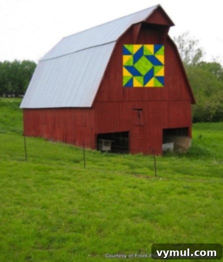 Barn quilt model