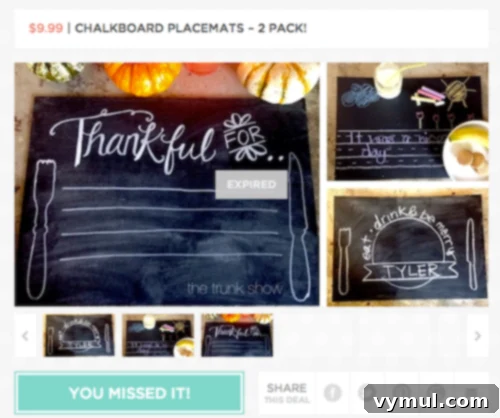 DIY Chalkboard Placemats from Thrift Store Treasures 3 Inspiration for chalkboard placemats from online retailers