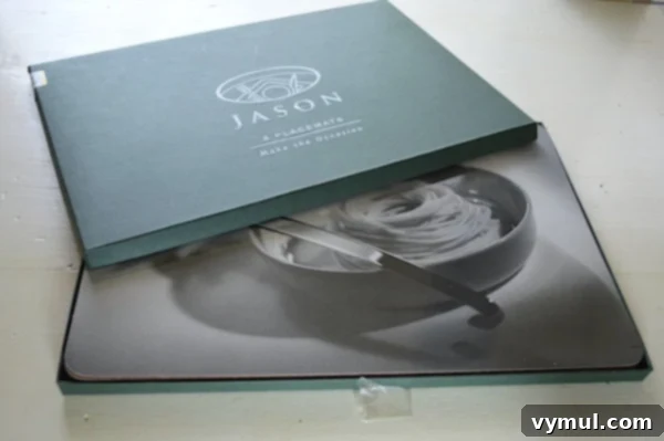 DIY Chalkboard Placemats from Thrift Store Treasures 4 Before and After: Thrift Store Cork Placemats transformed into Chalkboard Placemats