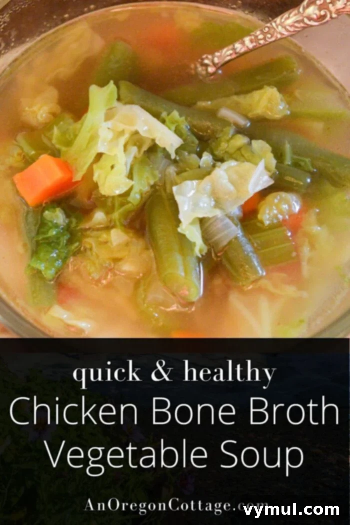 Revitalizing Chicken Vegetable Bone Broth Soup 9 healthy chicken bone broth veg soup