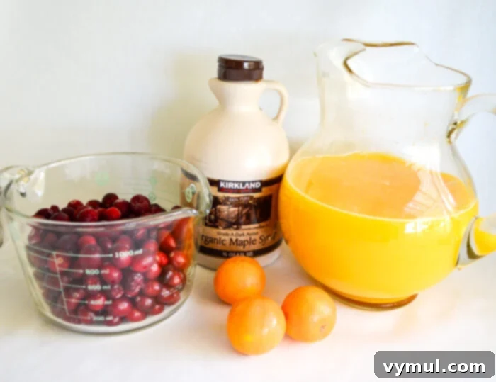Best Homemade Cranberry Sauce Sweetened with Maple Syrup 4 best cranberry sauce recipe ingredients